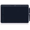 HUION HS611 Tavoletta Grafica con Inclinazione e 10 Tasti | Penna Senza Batteria, Tasti Multimediali con Musica, Compatibile Android, Windows e Mac (Blu)