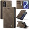 Azororo Cover per Samsung Galaxy Z Fold 8 5G, Premium PU Pelle Custodia, Magnetica Carta Fessura Portafoglio Case, Flip Cavalletto Custodia per Samsung Galaxy Z Fold 8 - Caffè
