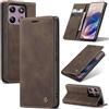 Azororo Cover per Motorola Moto G Stylus (2026) 5G, Premium PU Pelle Custodia, Magnetica Carta Fessura Portafoglio Case, Flip Cavalletto Custodia per Motorola G Stylus (2026) - Caffè