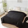 Taiyang Copridivano per Cani impermeabile, Coperta impermeabile per cani, protezione per mobili per bambini, bambini, cane, gatto, Fondo antiscivolo (Nero, 208-208cm(1 Pack))
