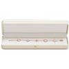 Papten Scatola Per Gioielli Per Collane Lunghe E Bracciali, Beige | scatola regalo per braccialetti, porta braccialetti, confezione regalo per San Valentino e compleanni, in pelle, 3×5,5×22 cm