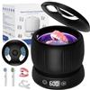Morole Pulitore Ultrasuoni con Lampada UV | 45000Hz | 200ML | Portatile | Pulitore Ultrasuoni per Apparecchio Denti, Bite, Protesi Dentali, Allineatori e Gioielli