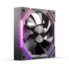 AsiaHorse Nyota Ventola per PC RGB da 120 mm, 1 pezzi [HDB] 2000 RPM/61.5 CFM/2,16 MMH2O ARGB Ventola 5 V3 PIN ARGB e 12 V4 PIN PWM, durata 50,000 ore