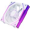 AsiaHorse NyotaUltra RGB - Ventola per PC da 120 mm, alloggiamento inverso, ARGB Daisy Chain PC [Infinity Mirror] [HDB] 58,5 CFM/2000 RPM/2,07MMH2O 4 pin PWM e 5V 3 Pin ARGB per Asus Aura GIGABYTE MSI