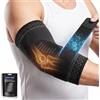 Lexniush Tutore Epicondilite Gomito Regolabile, Gomitiera per Epicondilite e Tendinite, Tutore Gomitiere Compressione per Sport, Palestra, Tennis,Golf, Fascia Unisex Supporto Gomito per Alleviare il Dolore L