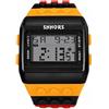 FENKOO Orologio digitale da pols neutro arcobaleno, Rosso
