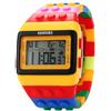 FENKOO Orologio digitale da pols neutro arcobaleno, Rosso