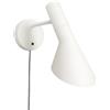 B·LED BARCELONA LED - Lampada da parete con cavo, presa e interruttore, lampada da lettura, design elegante, moderno, nordico, orientabile, colore bianco, per camera da letto, E27