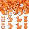 Geelin 50 statuette a forma di anatra Corgi a forma di piccolo animale, simpatiche e divertenti, per casa, tavolo, mensola, cruscotto, decorazione, crociera, nascondersi, amanti dei cani, bomboniere