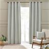 Catherine Lansfield Stab Stitch, tende foderate con occhielli, 168 x 137 cm, due pannelli, colore: verde salvia