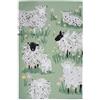 Ulster Weavers - Woolly Sheep - Strofinaccio - Cotone - Taglia unica in verde