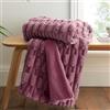 Bianca So Soft - Coperta in finta pelliccia, 150 x 200 cm, colore: Rosa