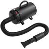 gegeweeret Asciugacapelli per cani con 4 ugelli - 2200 W professionale Blower per cani e gatti (nero)