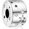 Annmors Charm Pendente Lucciola Gatto Mamma Farfalla Ciondoli Compatibile con Braccialetti e Collane Donna