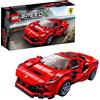 LEGO Speed Champions Ferrari F8 Tributo, Macchina Giocattolo con Minifigure del