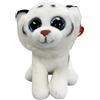 TY - Peluche - Beanie Babies - Tigre - Tundra - Bianca e Nera - Cucciolo con occhi azzurri glitter - Il peluche con gli occhi scintillanti - 28 Cm - 90219