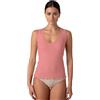 Lovable Canotta Spalline Larghe in Modal e Seta, Scollo con Pizzo