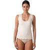 Lovable Canotta Spalline Larghe in Modal e Seta, Scollo con Pizzo