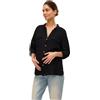 Vero Moda Maternity Vmmbumpy L/S Shirt New Noos Vmmbumpy - Maglietta New Noos, L/S Donna (Pacco da 1)