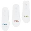 Emporio Armani 3-pack Footie Socks 3-PACK FOOTIE SOCKS Uomo (Pacco da 3)
