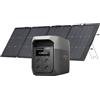 Amazon Renewed Power station EF ECOFLOW DELTA 3 Max da 2048 Wh con pannello solare da 400W | Uscita X-Boost da 2400 W, ricarica ultrarapida 0-80% in 51 min, backup (non utilizzato, difetti di confezionamento)