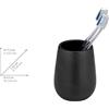 Wenko Tazza per pennello in Vetroceramica NERNO, Ø 6,7 cm