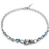 Giovanni Raspini / Animalier / collana blue jaguar / argento, madreperle doppiate con cristallo di rocca e quarzo - 12680