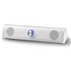 Defender Z11 - Soundbar compatta per monitor PC con regolatore di volume LED (bianco)