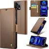 Rerzoiro Cover per Xiaomi Redmi Note 12 Pro 5G Custodia Portafoglio[Blocco RFID]Premium Pelle PU Wallet Case Flip Libro con Porta Carte Slot Supporto Flip Case per Xiaomi Redmi Note 12 Pro 5G, Marrone