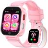 PTHTECHUS Smartwatch per Bambini 4G GPS, Chat Vocale, Modalità Classe Rosa | Orologio Smartwatch per Bambino Videochiamata Chat Vocale Camera Sveglia Regalo per Ragazza e Ragazzo 4-12 Anni