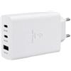 FinalCool Caricatore Multiplo 65W 3 Porte USB C, Alimentatore PD Compatibile con M-acBook Pro/Air/Neo, Phone 17/16/15, Galaxy S26, Pad mini/Air, Pixel