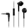 PANASONIC Rp-tcm55-k - Cuffie intrauricolari cable de 1.2 m Nero