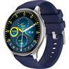 Trevi T-FIT 235 A Smartwatch con Display 1.43 AMOLED, Orologio Smart con Funzione Chiamata Wireless, Controllo Allenamento Fisico e Stato Benessere, Monitoraggio del Sonno, IP67, Silver