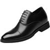 VIBLiSS Uomo 3.14 '' Scarpe Formali più Alte Pelle Lace-ups Altezza Invisibile Aumentando Abito da Guida da Sposa Oxfords