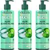 Garnier Trattamento Idratante per Capelli Fructis Aloe Asciugatura dei Capelli per Capelli Normali, Lunghi con Alore Vera e Glicerina Vegetale, 3x400ml
