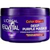 L'Oreal Paris L'Oréal Paris Elvital - Maschera per capelli biondi, strisciati, grigi, neutralizza i toni gialli, colore lucido, viola deep mask contro il giallo, 1 x 250 ml