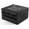 NOX XTREME PRODUCTS HUMMER GDM 850W Gold - Alimentatore modulare ATX 3.1 80 PLUS Gold, ventola silenziosa da 120 mm, PCIe 5.1, efficienza del 90%, cavi piatti extra lunghi