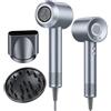 aowoka Asciugacapelli, 160.000 Giri/min Phon Capelli Professionale con 500 Milioni Ioni Negativi, 3 Velocità & 4 Temperature, Basso Rumore, Diffusore Magnetico e Ugello Inclusi