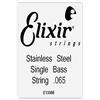Elixir Corda singola per basso in acciaio inossidabile Elixir® Strings con rivestimento NANOWEB®, (.065)