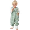 Duomiaomiao Sacco nanna estivo， 0,5 tog, sottile sacco a pelo estivo con piedi, 100% cotone sacco a pelo bambini estate 2-3 anni