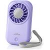 WHATOOK Mini Ventilatore a Mano: 56g Ultra-Leggero Portatile, 11000 Giri/min Potente Ventilatore Manuale con 5 Velocità, Ricaricabile USB-C Ventilatore Tascabile per Viaggio e in Movimento, Trucco
