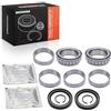 Frankberg Set di 2 cuscinetti ruota anteriori sinistro e destro 2PCS | 0K672; Compatibile con: Pajero Classic V2W V6W V7W, Pajero Sport I K7 K9, Terracan HP, L200 K0T K1T K2T K3T