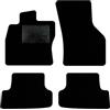 QUEMAR Tappetini Auto per Audi A3 8V e Hybrid, Bordo Nero, 0 Ricami | 2012-2019 / Kit Tappeti Moquette e Gomma su Misura / Set 2 Anteriori + 2 Posteriori / Ricami e Colori Personalizzati
