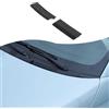 METYOUCAR 2 pezzi di ricambio per tergicristallo sinistro e destro compatibile con Fiat 500 2010-2025 pezzi di ricambio copertura Fiat 500 accessori (guida sinistra) (nero)