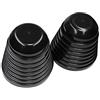 YUNPINGCAR Alloggiamento universale antipolvere per lampadina LED faro universale regolabile in gomma Cap Fit Head Light H1 H3 H4 H7 H11 H13 9005 Confezione da 2 (copertura 70-100 mm)
