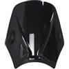 IMMLSX Parabrezza Moto Spoiler Per GUZZI Per V7 III Per STONE 750 2017-2022 Parabrezza Moto Faro Rotondo Parabrezza Moto(Black)
