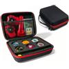 Vootnifig Battling Top Organizer Case 6 Slot EVA Storage (6-slot rosso) | Contiene 12 top da combattimento in modo sicuro, slot rotondo personalizzato, previene graffi, ideale per le collezioni