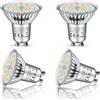 WSMCN Energetica B Lampadine LED GU10 6,5W(150W) Bianco Neutro 4000K 1300lm, 4 Pz | 6,5W Equivalente a 150W, Non dimmerabile, 120° Angolo del Fascio, Illuminazione senza sfarfallio, camera da letto cucina