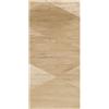 Pierre Tappeti Passatoia ARAZZO BEIGE anti-macchia anti-scivolo lavabile in lavatrice cm.52x300 tappeto cucina bagno ingresso multiuso, disegno moderno geometrico