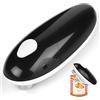 SKUTZTEK Apri Scatole Elettrico con Comando a Pulsante Unico - Adatta a Tutte le Forme e Dimensioni di Lattine, Compagno Perfetto in Cucina per Chef, Anziani, Bambini e Persone con Mobilità Ridotta